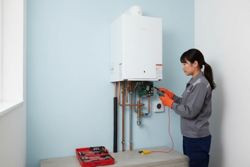 Natural Gas Heat Installation