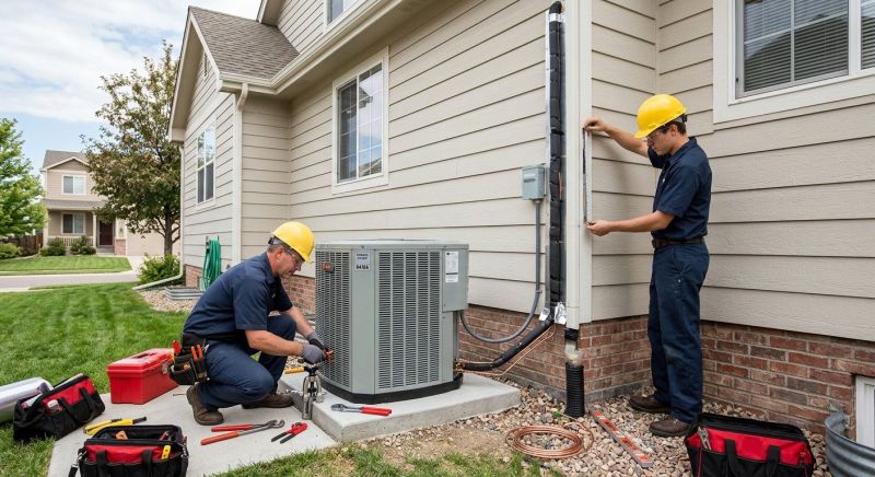 Commercial Central Heat Installation