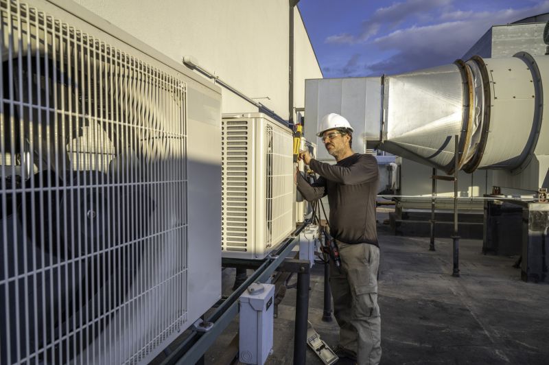 Commercial Central Heat Installation