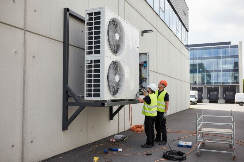Commercial Central Heat Installation
