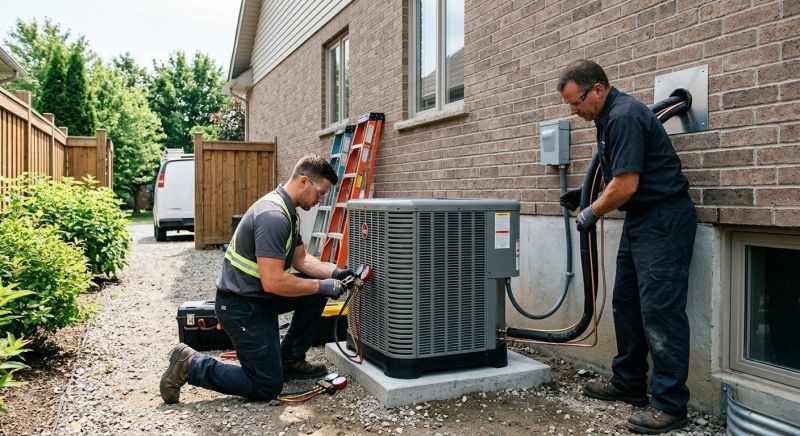 Commercial Central Heat Installation