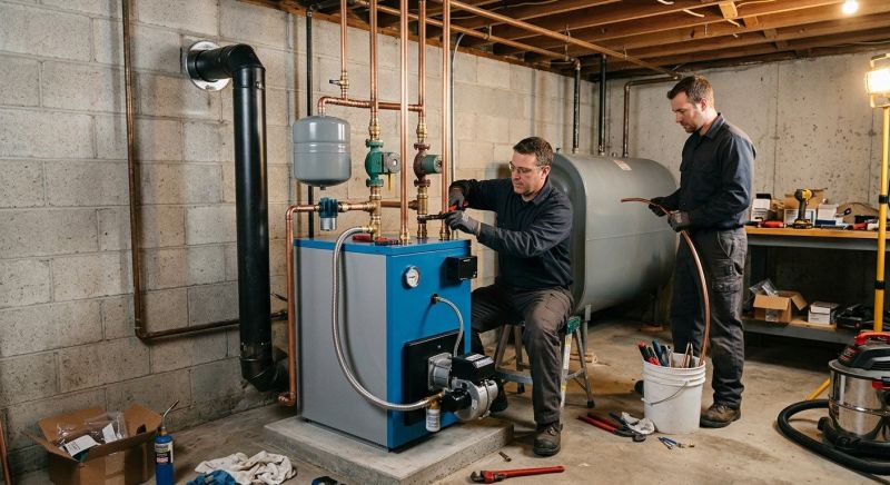 Commercial Oil Heating Installation