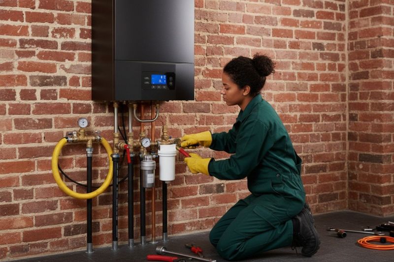 Commercial Oil Heating Installation