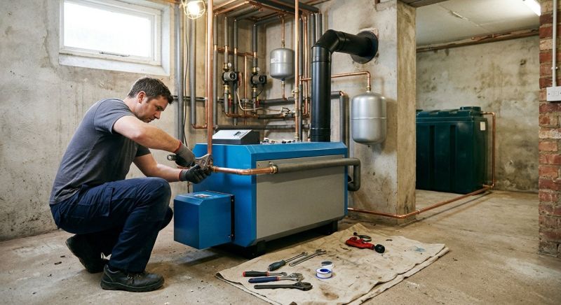 Commercial Oil Heating Installation