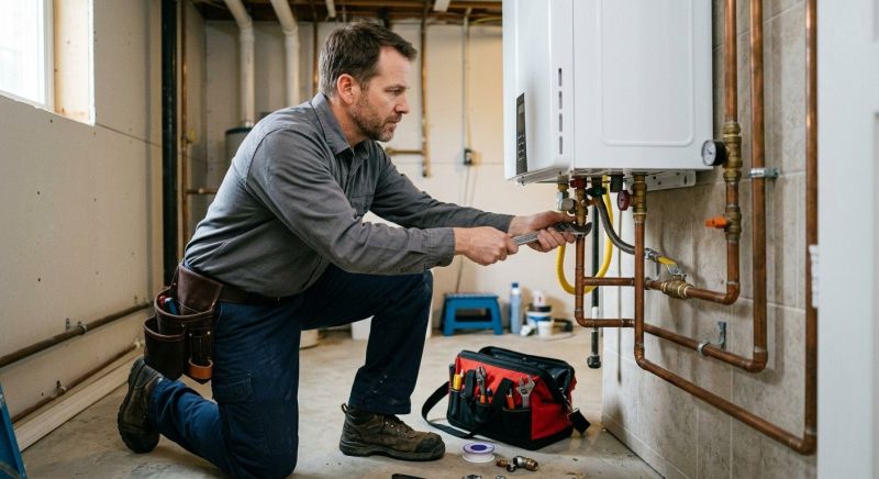 Natural Gas Heat Installation