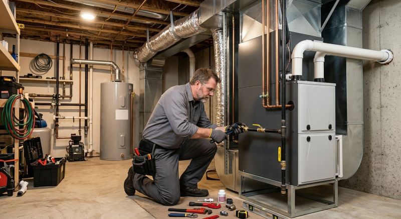Natural Gas Heat Installation