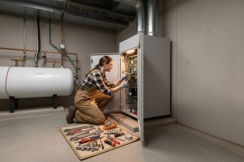 Propane Heat Installation