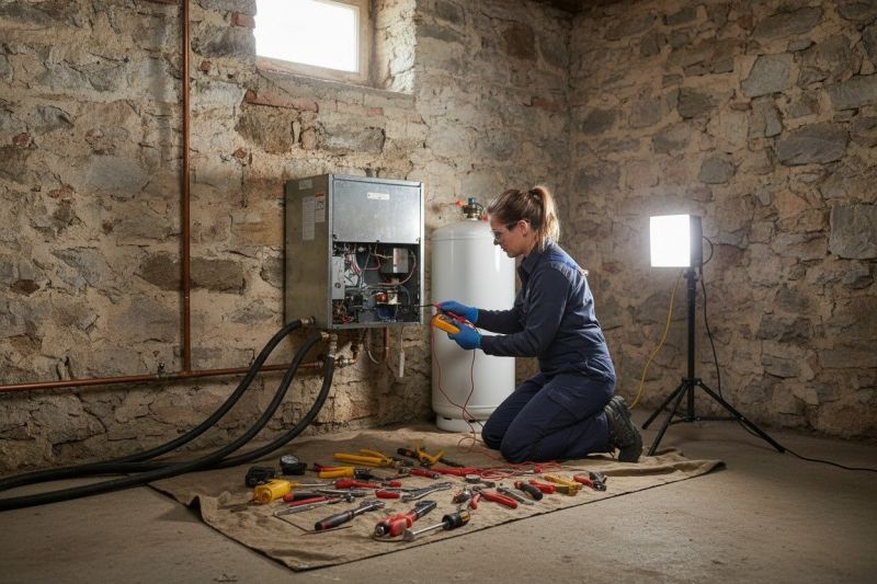Propane Heat Installation