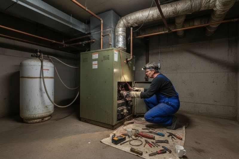 Propane Heat Installation