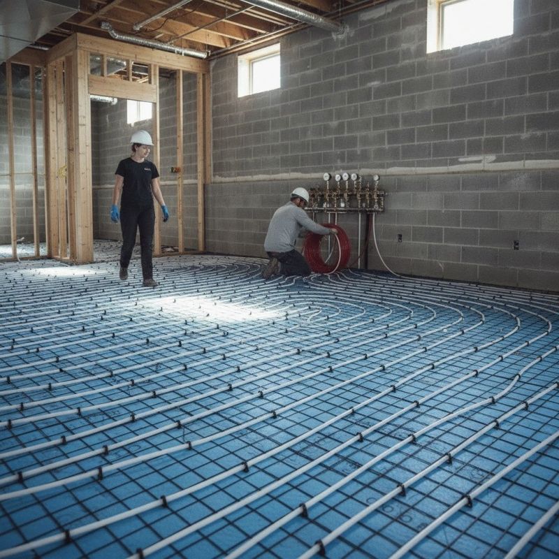 Radiant Floor Heating Installation In Ogden