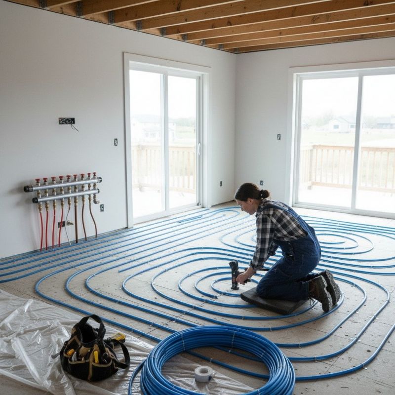 Radiant Floor Heating Installation In Ogden