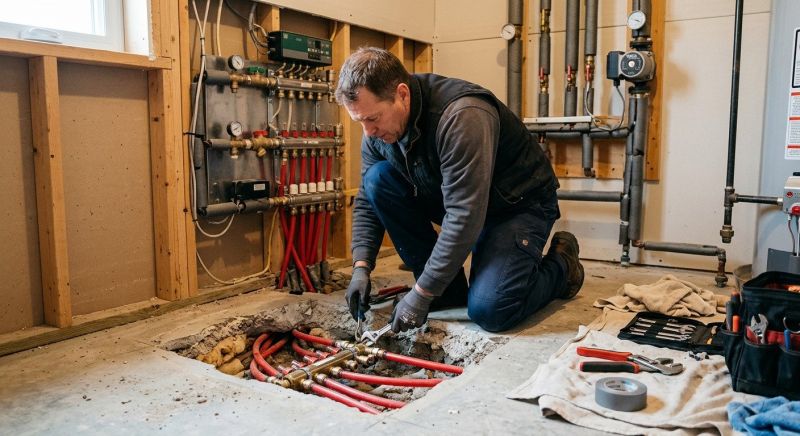 Radiant Floor Heating System Repair